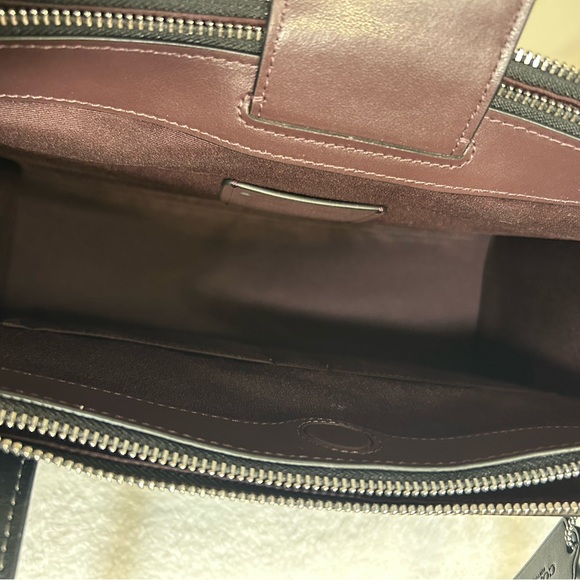 NWOT - Coach Black/silver Nina Tote for casual, business or travel. - Picture 4 of 10